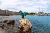 Rhodos Stadt - Delfine am Kolona Hafen