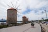 Rhodos Stadt - Windmühlen am Mandraki Hafen