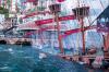 Piratenschlacht vorm Treasure Island